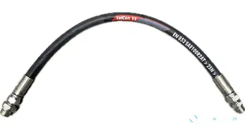 Flexible de pompe à graisse, y compris raccords de réduction