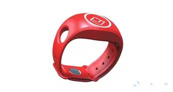 Bracelet en silicone xBAND - rouge -