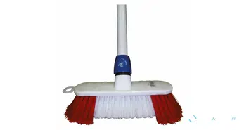 Brosse paresseuse Linea rouge/blanc