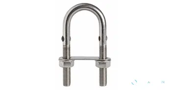 Étrier en U inox avec une seule connexion