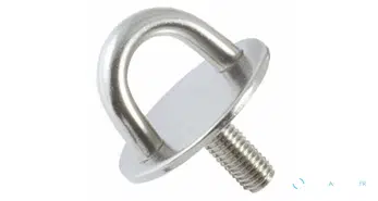 Boulon en U sur plaque avec filetage