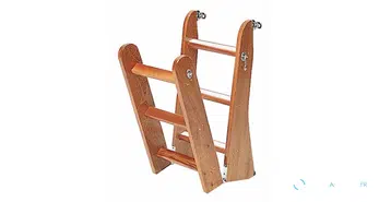 Échelle de bain en bois