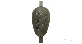 Anode en zinc avec bande de soudure 2,2 kg
