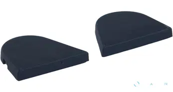 Capuchons latéraux de charnière Gebo 15 mm (gauche et droite)