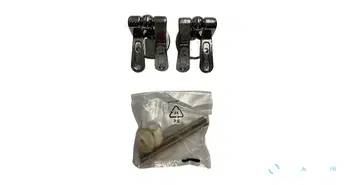 Jeu de charnières pour lunette en bois (2x)