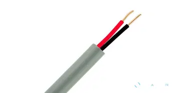 Câble HO5VV-F noir/rouge
