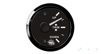 Indicateur de trim Osculati 0/190 ohm noir/noir
