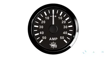Ampèremètre Osculati avec shunt 50 A noir/noir