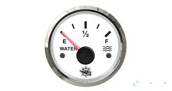 Jauge de niveau d’eau Osculati 240/33 ohms blanche/brillante