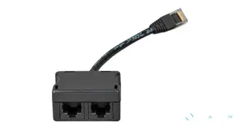 Splitter RJ45 1x RJ45 mâle - 2x RJ45 femelle (15 cm)