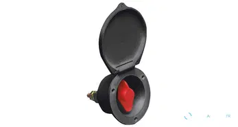 Interrupteur principal HD encastrable - noir