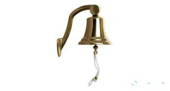 Cloche de bord en laiton