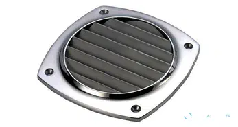 Grille de ventilation en acier inoxydable RVS316