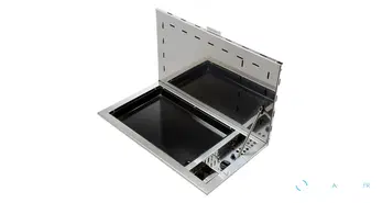 Plaque de cuisson à gaz encastrable Force 10/ENO en acier inoxydable