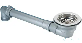 Évacuation avec tuyau Ø40 mm - évacuation Ø90 mm