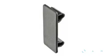 Plaque de recouvrement pour un cadre d'encastrement simple