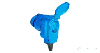 Prise coudée CEE-SCHUKO 230V