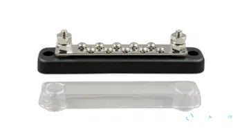Busbar 150A 2P avec 10 vis + couvercle