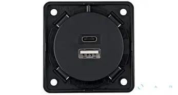 Prise de charge USB A+C 230V
