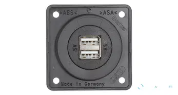Prise de recharge USB A+A 12V