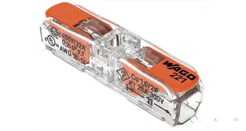 Bornes de connexion Wago à levier