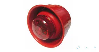 Feu clignotant 24V avertisseur sonore rouge / balise LED rouge