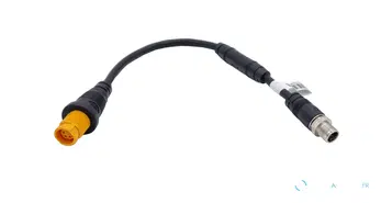 Câble adaptateur Ethernet vert M12M - 5 broches