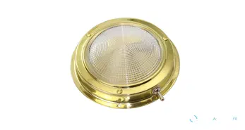 Lampe de lecture en laiton + lampe halogène 12V/20W