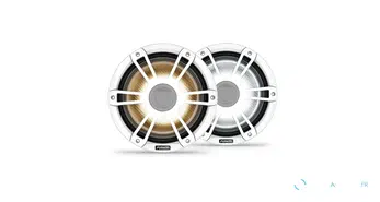 Haut-parleurs coaxiaux Fusion® Signature Series 3i pour sports nautiques - blanc sport