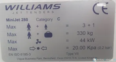 Williams Performance Tenders Williams 280 Minijet